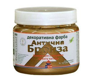 Фарба декоративна ІРКОМ Антична бронза IP-172 Темно-коричневий 0,1 л LM-D-0065 &mdash; фото товару LEMBAR