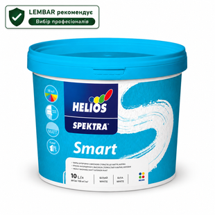 Фарба латексна Helios Spektra Smart Біла 10 л LM-F-0237 &mdash; фото товару LEMBAR