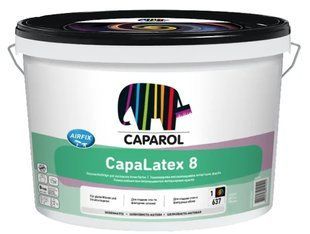 Фарба інтер&rsquo;єрна латексна шовковисто-матова Caparol CapaLatex 8 Біла 10 л LM-F-0534 &mdash; фото товару LEMBAR